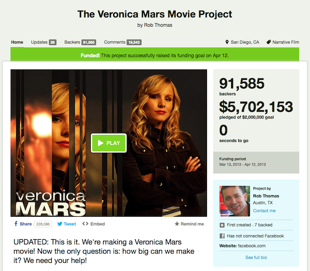 Veronica Mars Kickstarter